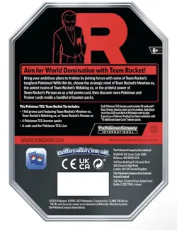 Pokemon TCG S&V Destined Rivals - Team Rocket's Mewtwo EX Tin - NEW & SEALED ✅ - Image 3