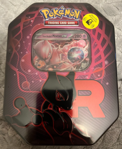 Pokemon TCG Team Rocket Tin - Mewtwo Ex - New & Sealed - Image 1