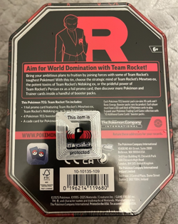Pokemon TCG Team Rocket Tin - Mewtwo Ex - New & Sealed - Image 2