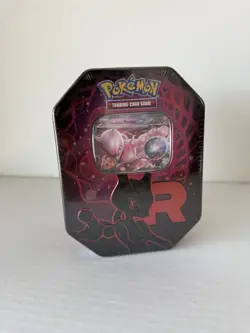 Pokemon TCG Destined Rivals Team Rocket 4.5 Tin Mewtwo Ex Brand New Sealed - Image 1