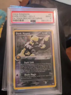 Pokemon TCG 2004 Team Rocket Returns Dark Hypno 6/109 Holo PSA 9 - Image 1