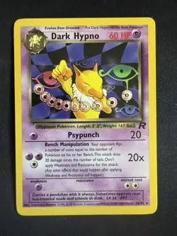 Dark Hypno (9) 09/82 - Team Rocket - Holo Rare - Pokemon TCG - LP - Image 1