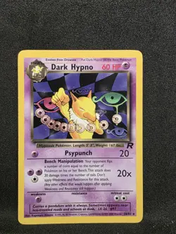 Vintage Pokemon TCG - Team Rocket - Unlimited Dark Hypno 26/82 Regular: NM - Image 1