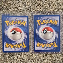 Pokemon TCG Team Rocket Dark Hypno 9/82 & LC Dark Slowbro 8/110 Holo LP/NM - Image 2