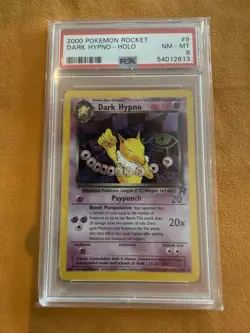 Dark Hypno | PSA 8 | 9/82 | Team Rocket | Holo | Pokemon TCG - Image 1