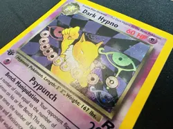 2000 Pokemon TCG 1st Edition Team Rocket Dark Hypno 9/82 Holo LP/NM *NICE* - Image 3