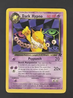 Dark Hypno 26/82 - Team Rocket - Pokemon TCG WOTC - LP-NM - Image 1