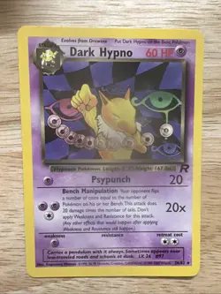 Pokemon TCG - Dark Hypno 26/82 Lightly Played Rare Team Rocket - Image 1