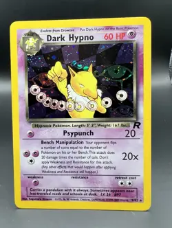 WoTC Dark Hypno 9/82 Team Rocket Holo Rare English 2000 Pokemon TCG Card NM - Image 1