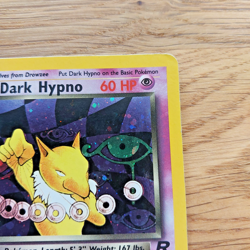 Dark Hypno 9/82 Pokemon Card TCG Team Rocket Holo Rare Card (MP-LP) Vintage WOTC - Image 5