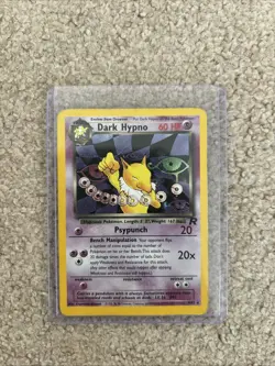 Pokemon TCG Dark Hypno Team Rocket 9/82 Holo Rare Card - Image 1