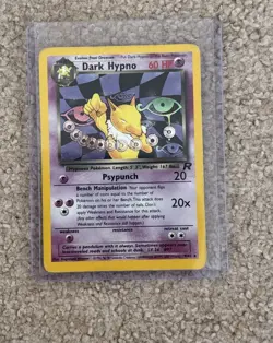 Pokemon TCG Dark Hypno Team Rocket 9/82 Holo Rare Card - Image 2