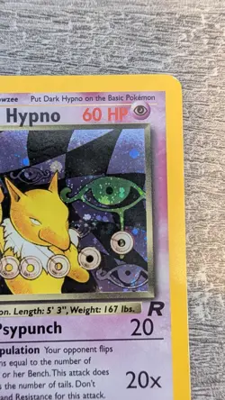 Pokemon TCG Dark Hypno Team Rocket 9/82 Holo Rare Card - Image 3