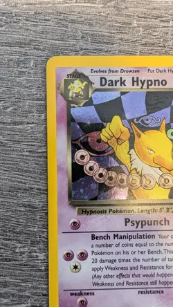Pokemon TCG Dark Hypno Team Rocket 9/82 Holo Rare Card - Image 4