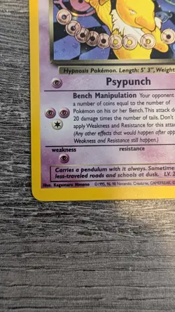Pokemon TCG Dark Hypno Team Rocket 9/82 Holo Rare Card - Image 5