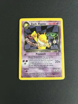 Pokemon TCG Dark Hypno Team Rocket 9/82 Holo Rare Card - Image 1