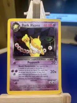 Pokemon TCG Dark Hypno Card Team Rocket Rare Holo 9/82 LP/NM - Image 2