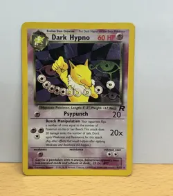 Pokemon TCG Dark Hypno Team Rocket 9/82 Holo Rare Card - Image 1