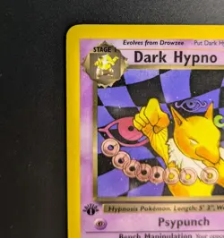 Pokemon TCG 1ST EDITION Dark Hypno Non Holo Rare Team Rocket 26/82 NM/LP WOTC - Image 2