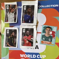 Panini FIFA World Cup 2026 Sticker Lot 5 Cards Valverde Camavinga Davies Jimenez - Image 1