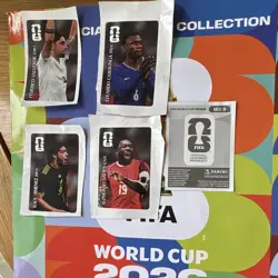 Panini FIFA World Cup 2026 Sticker Lot 5 Cards Valverde Camavinga Davies Jimenez - Image 2