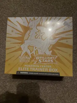 Pokemon TCG Brilliant Stars Elite Trainer Box Pokemon Centre Stamped - Image 1