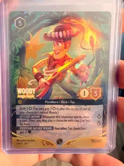 Woody - Jungle Guide (Store Championship) 54 Disney Lorcana Promo Cards Holo - Image 1