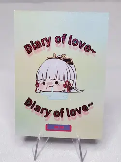Furina Genshin Impact Goddess Story Diary Of Love SR-09 Waifu Matte Sparkly Card - Image 2