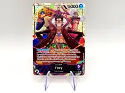 One piece card game Leader Foxy op07 059 L Holo Inglese ENG Near Mint - Image 1