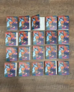 Pokemon Mini Portfolio Charizard Gengar Holds 60 Cards BINDER ONLY!! Lot of 20 - Image 1