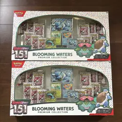 Pokemon TCG: Scarlet Violet 151 Blooming Waters Premium Collection Box SEALED - Image 1