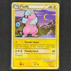 Flaaffy - 42/123 - Uncommon - HeartGold SoulSilver - Pokemon Card - VLP - Image 1