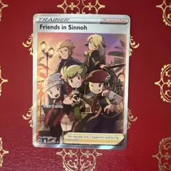 Pokemon TCG Crown Zenith Friends in Sinnoh Full Art Holo Ultra Rare Card 149/159 - Image 1