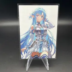 Asuka Yuuki SAO Holographic Anime Collectible Trading Card - Image 1