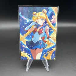 Sailor Moon Holographic Anime Collectible Trading Card - Image 1