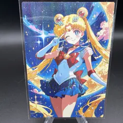 Sailor Moon Holographic Anime Collectible Trading Card - Image 2