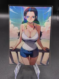 Nico Robin One Piece Holographic Anime Collectible Trading Card - Image 2