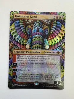 Quintorius Kand Foil Borderless MTG Magic the Gathering Card NM Near Mint LCI - Image 1