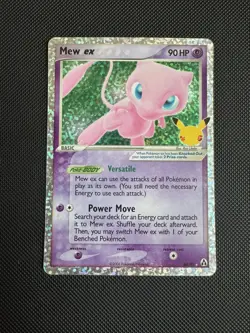 Pokemon Mew EX TCG 88/82 Celebrations 25th Anniversary Card NM Condition - Image 1