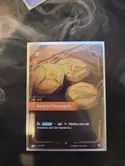 Riftbound Seal of Strength Gear Card League of Legends 163/298 - Image 1