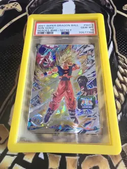 PSA10 Dragon Ball Z Son Goku BM6 SEC3 Super Dragon Ball Heroes Card PSA Graded - Image 1