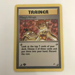 Pokemon TCG Misty's Wrath 1st Edition Gym Heroes #114/132 NM/M - TCCCX - Image 1