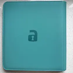 Vault X -TEAL Premium 12 Pocket XL Exo-Tec Zip Binder Folder - 624 Card Capacity - Image 2