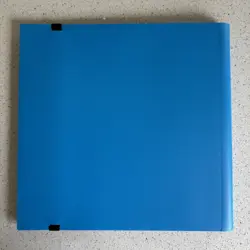 Vault X - BLUE 12 Pocket Trading Card Strap Binder - 480 Card Capacity - Image 2