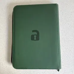 Vault X - GREEN Premium 9 Pocket Exo-Tec Zip Binder Folder - 360 Card Capacity - Image 2