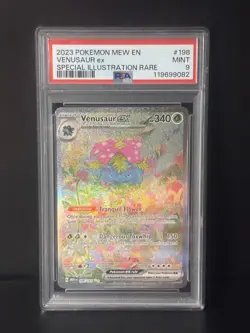 Pokemon Venusaur EX Holo Ultra Rare TCG Card 182/165 Scarlet & Violet 151 PSA 9 - Image 1