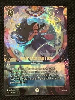What Else Can I DoU 237/204 Enchanted - Disney Lorcana Wilds Unknown NM - Image 1