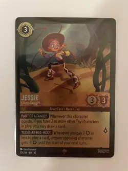 Disney Lorcana TCT: Jessie - Lively Cowgirl FOIL 20/204 EN 12 - Image 1