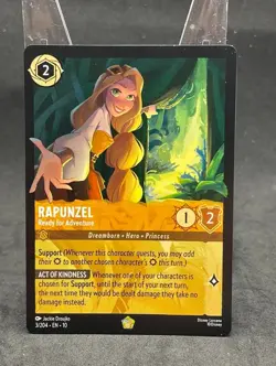 3/204 Rapunzel - Ready for Adventure - Legendary - Whispers in the Well Lorcana - Image 1