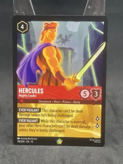 Hercules Mighty Leader 118/204 Disney Lorcana Whispers in the Well - Image 1